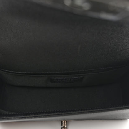 Chanel Caviar Quilted Medium Boy Flap Black 5 of 10