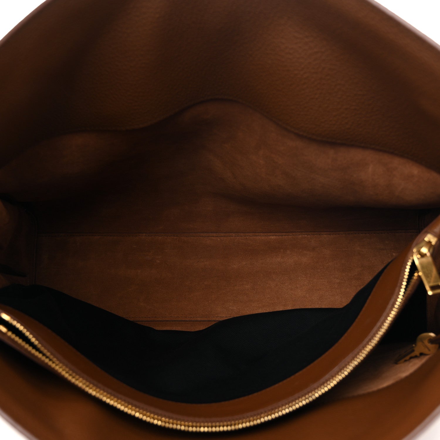 Saint Laurent Grained Calfskin Large Souple Sac De Jour Cinnamon 5 of 11