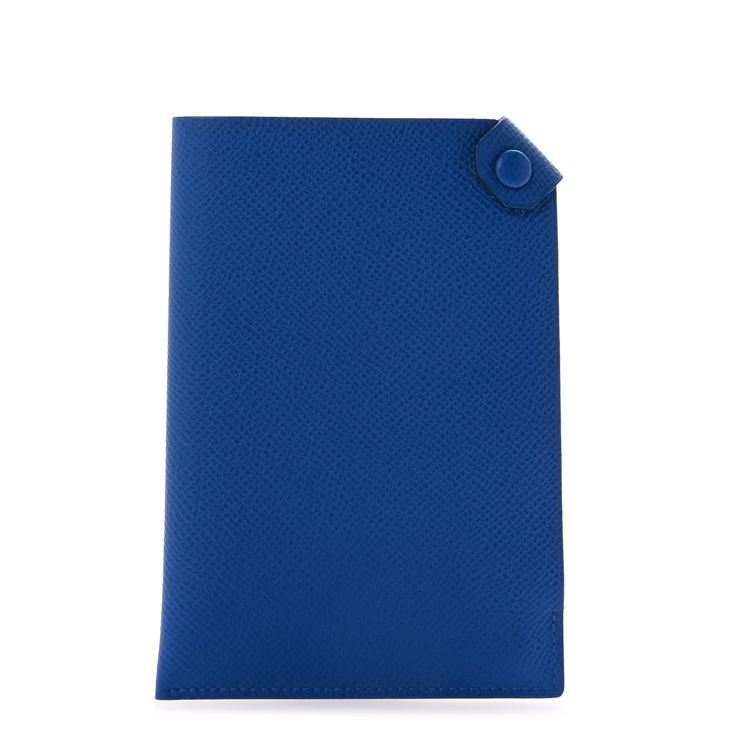 Hermes Epsom Tarmac PM Passport Holder Bleu Hydra 1 of 8