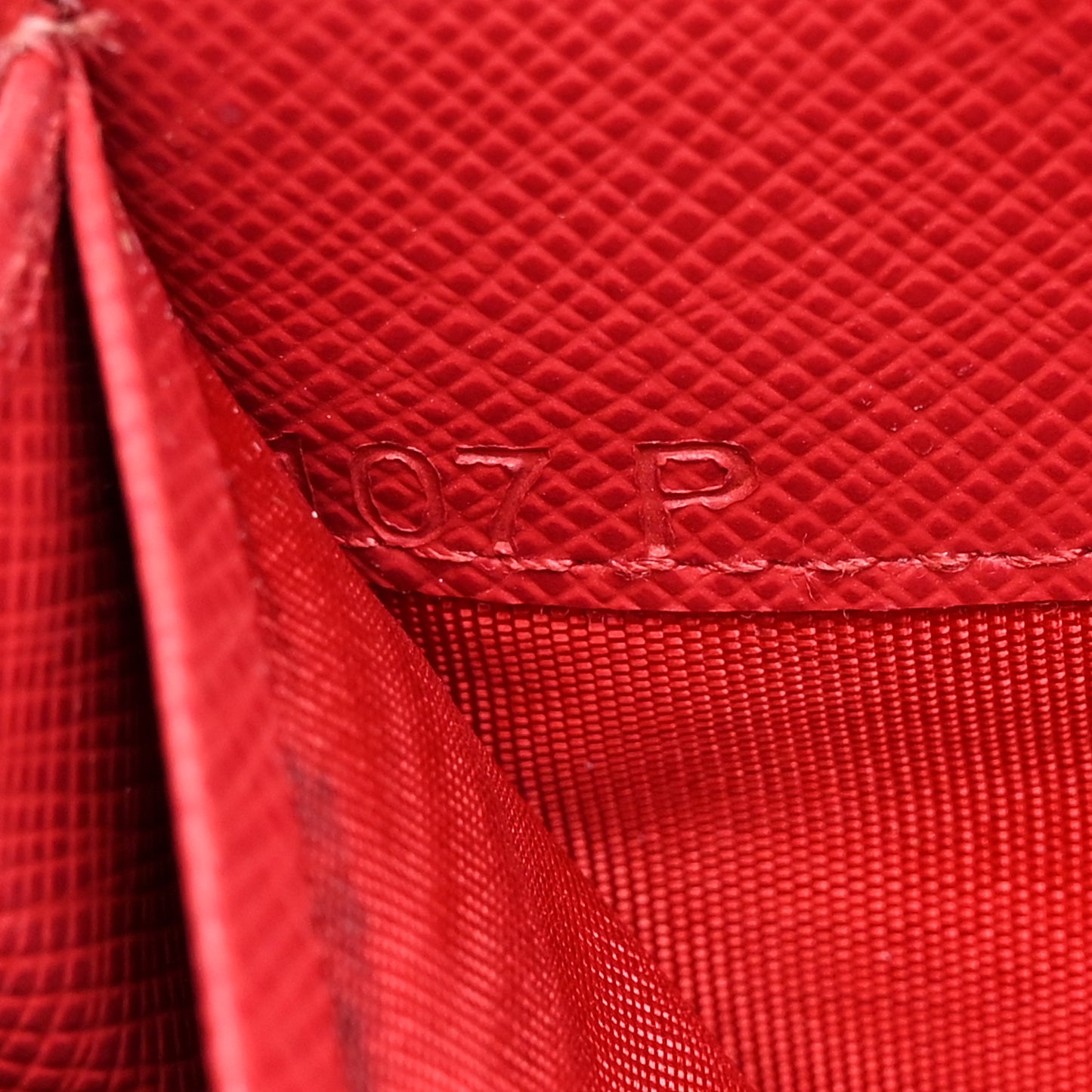 Saffiano Lock Portafogli Flap Wallet Fuoco