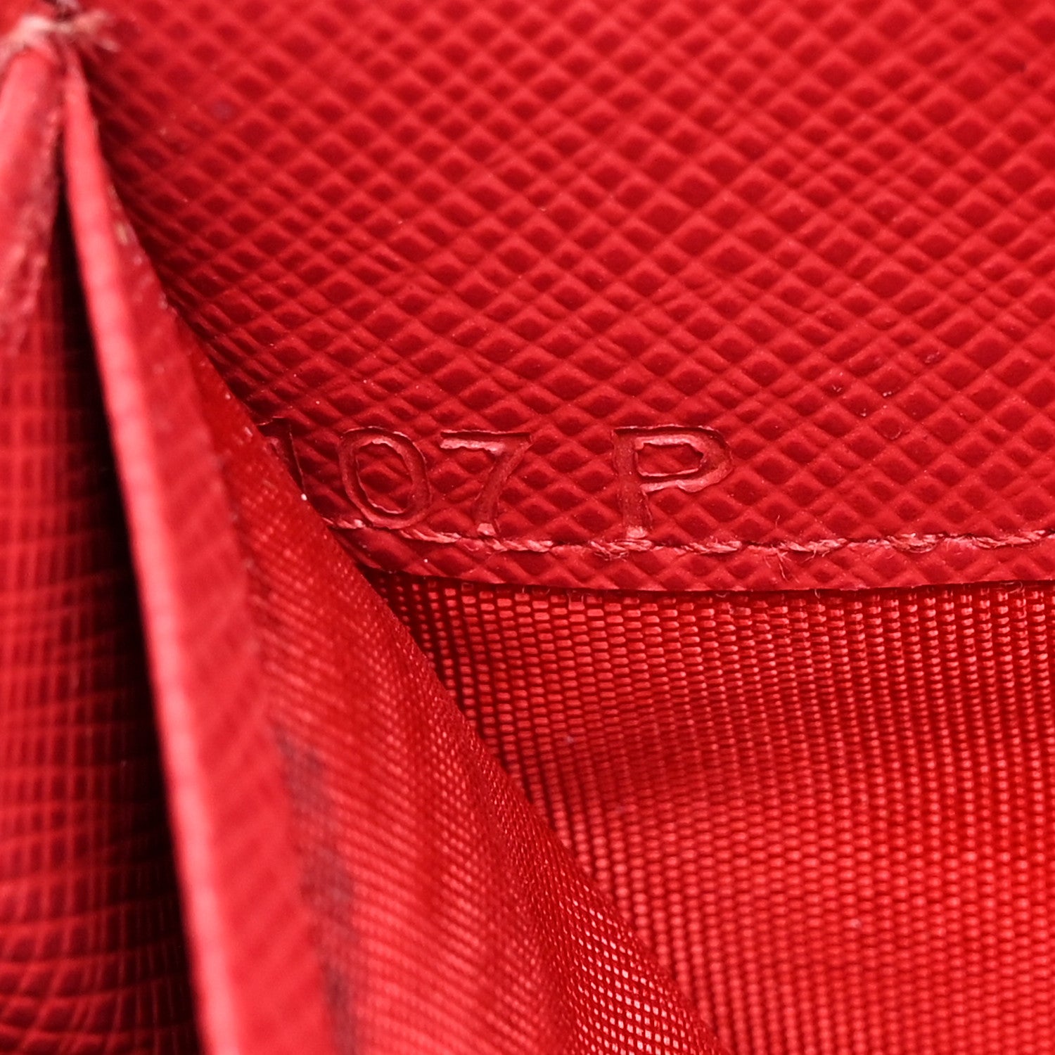 Prada Saffiano Lock Portafogli Flap Wallet Fuoco 8 of 12