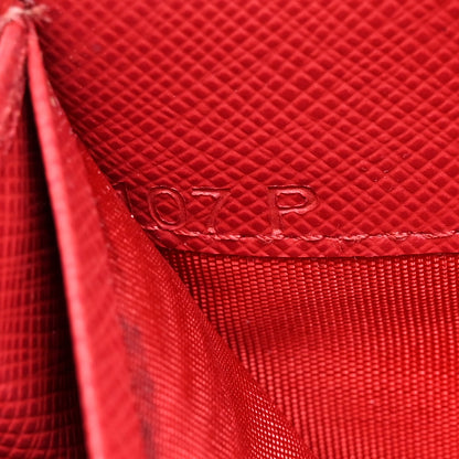 Prada Saffiano Lock Portafogli Flap Wallet Fuoco 8 of 12