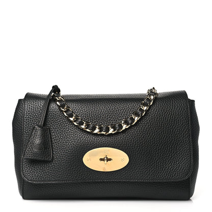 Mulberry Small Classic Grain Calfskin Medium Lily Black 1 of 9