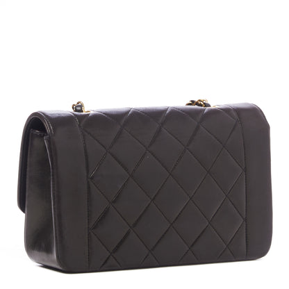 Chanel Lambskin Quilted Small Single Flap Bag Black 2 of 9