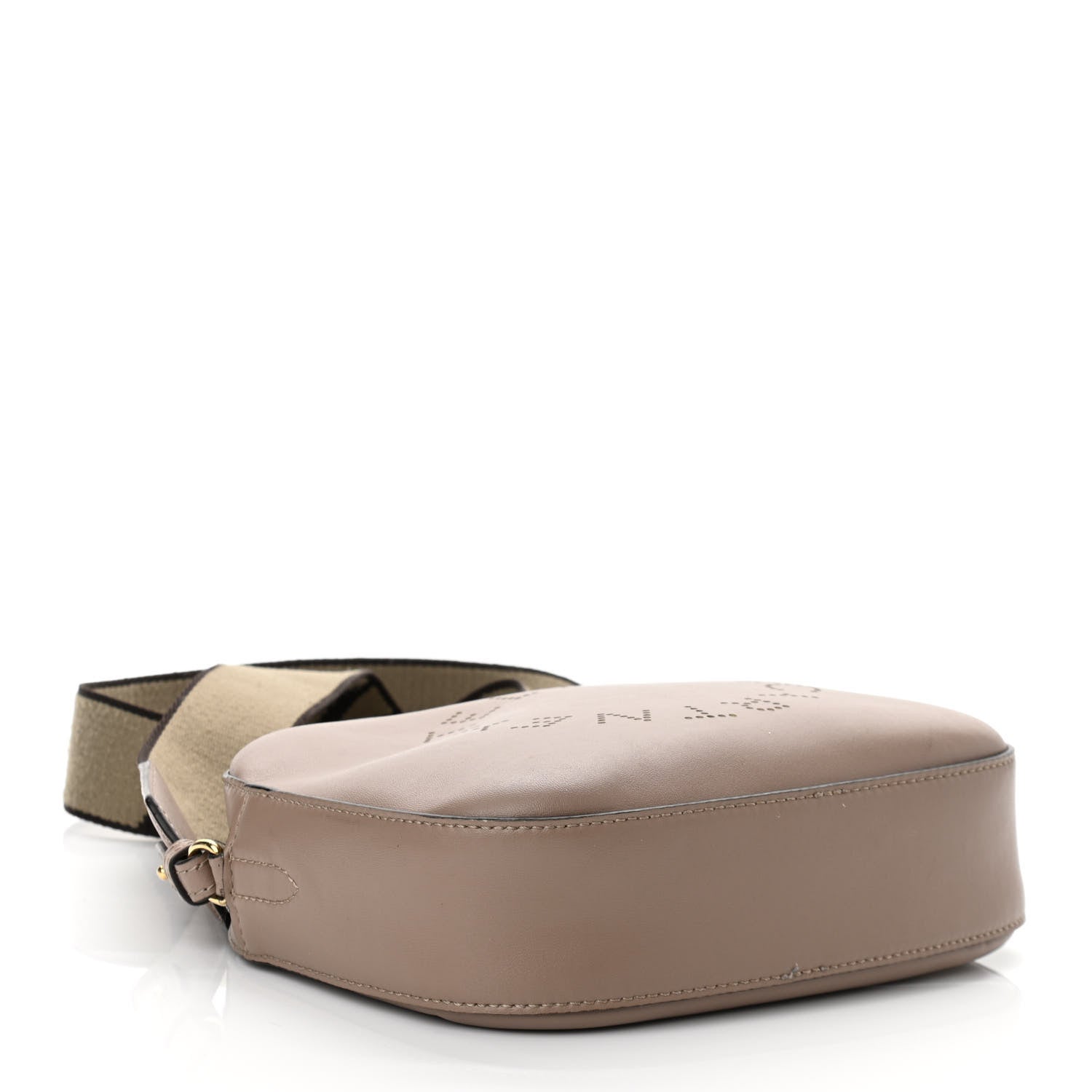 Stella McCartney Eco Alter Nappa Perforated Logo Mini Bag Dark Taupe 4 of 11