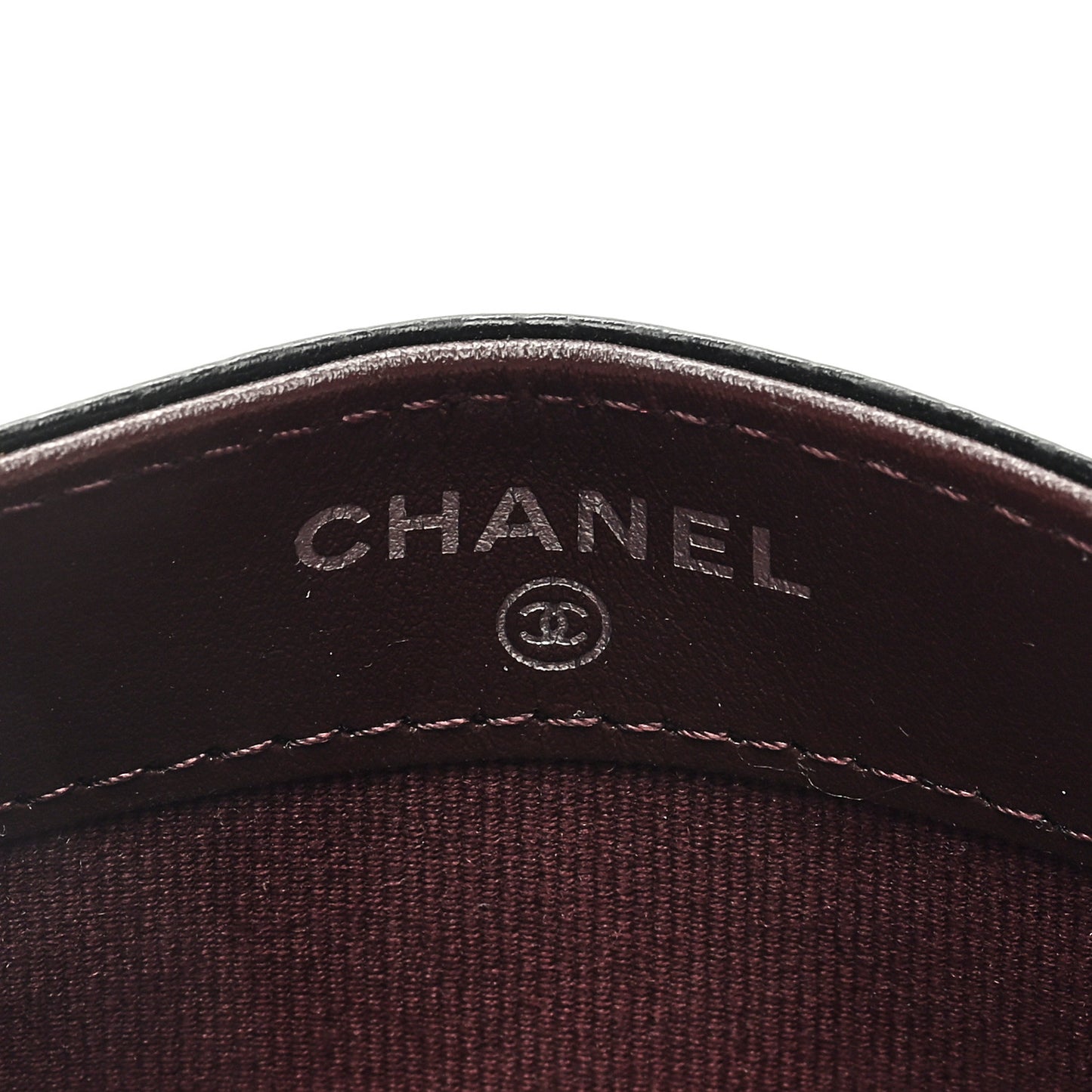 Caviar Quilted Card Holder Black