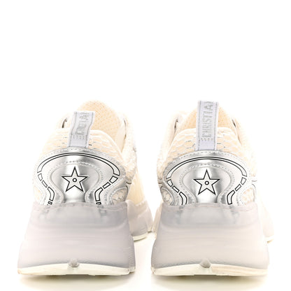 Christian Dior Matte Technical Fabric Mesh Dior Vibe Sneakers 36 White Silver 5 of 18