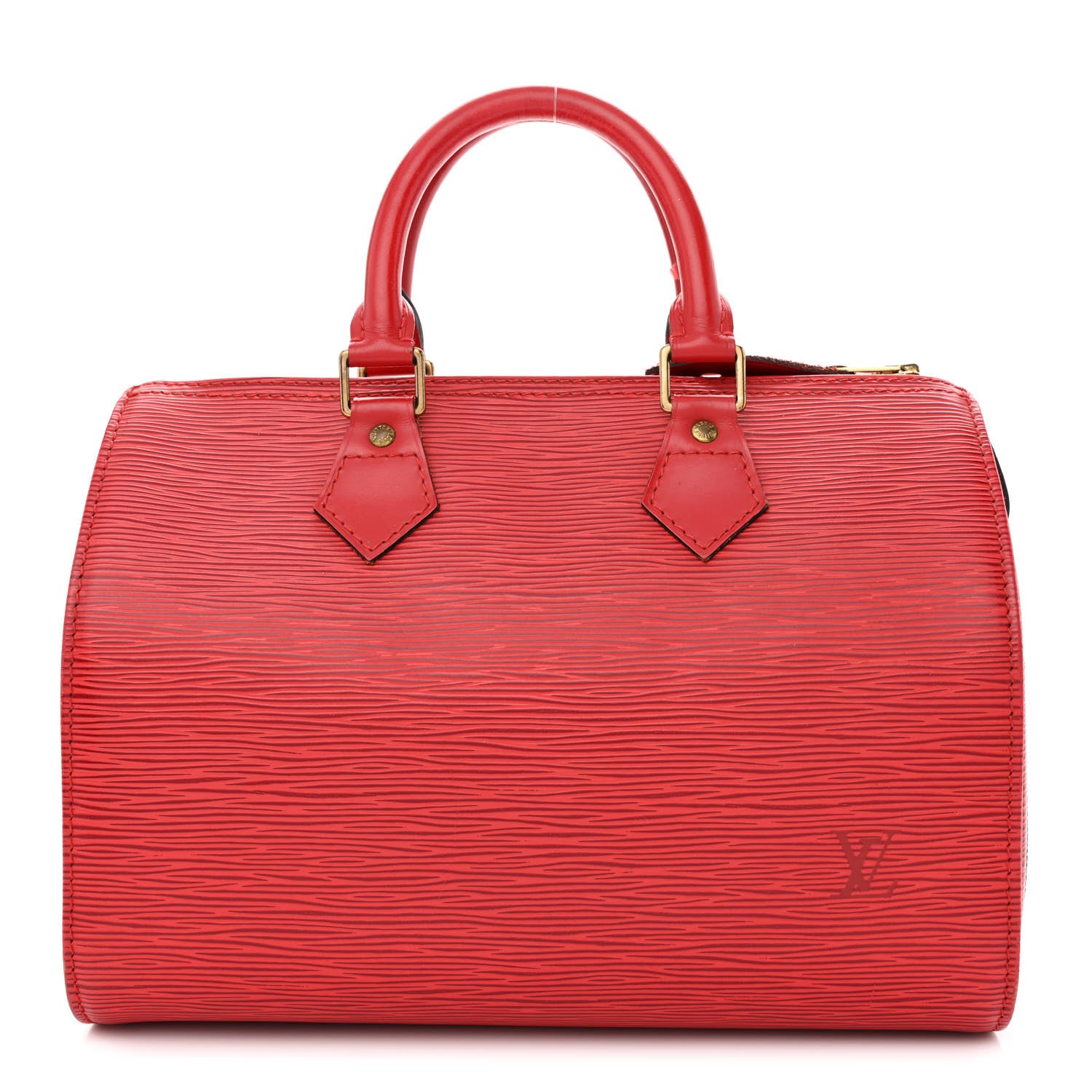 Louis Vuitton Epi Speedy 25 Castillan Red 1 of 14
