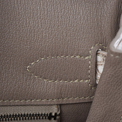 Hermes Matte Niloticus Crocodile Himalaya Birkin 30 Blanc 14 of 49