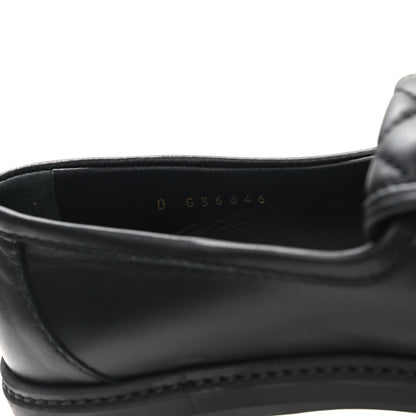 Chanel Lambskin Quilted CC Turnlock Loafers 38.5 Black 8 of 8