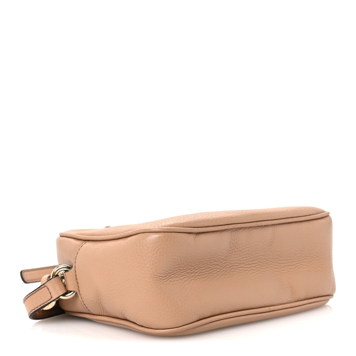 Pebbled Calfskin Small Soho Disco Bag Camelia