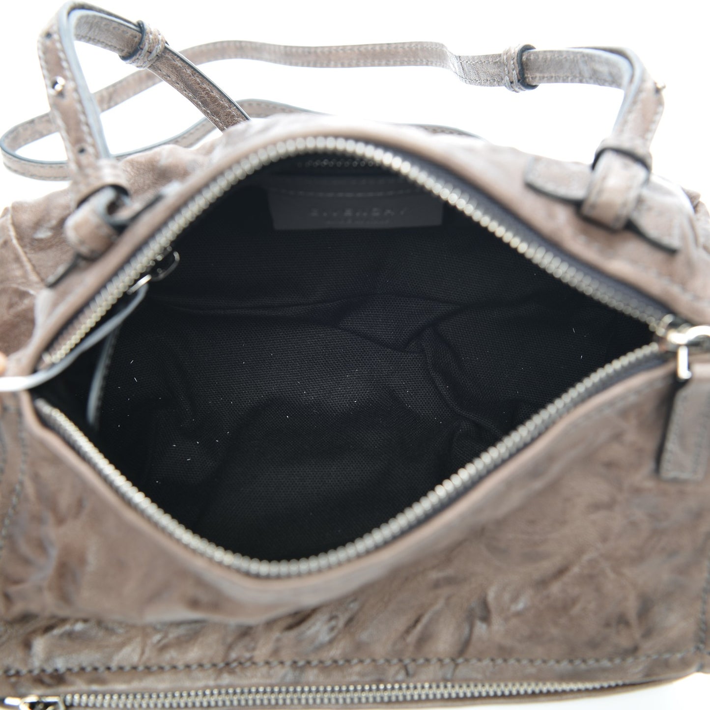 Tumbled Sheepskin Mini Pandora Charcoal