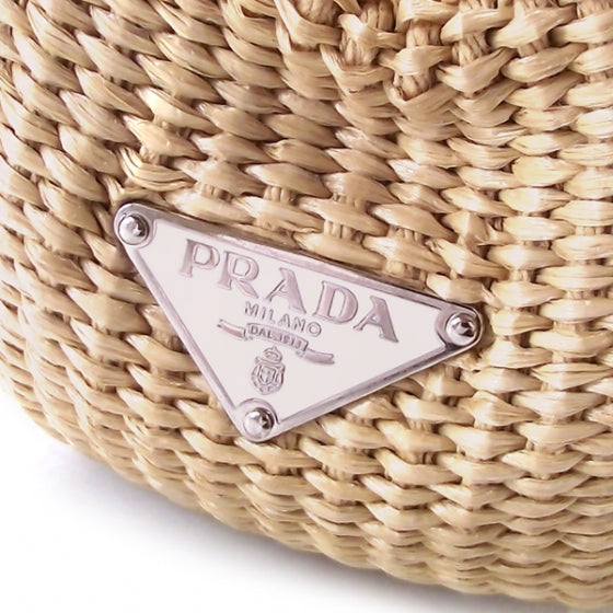 Straw Belt Frame Shoulder Bag
