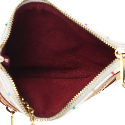 Louis Vuitton Monogram Multicolor Pochette Plate MM White 8 of 9