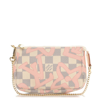 Louis Vuitton Damier Azur Tahitienne Mini Pochette Accessories 1 of 8