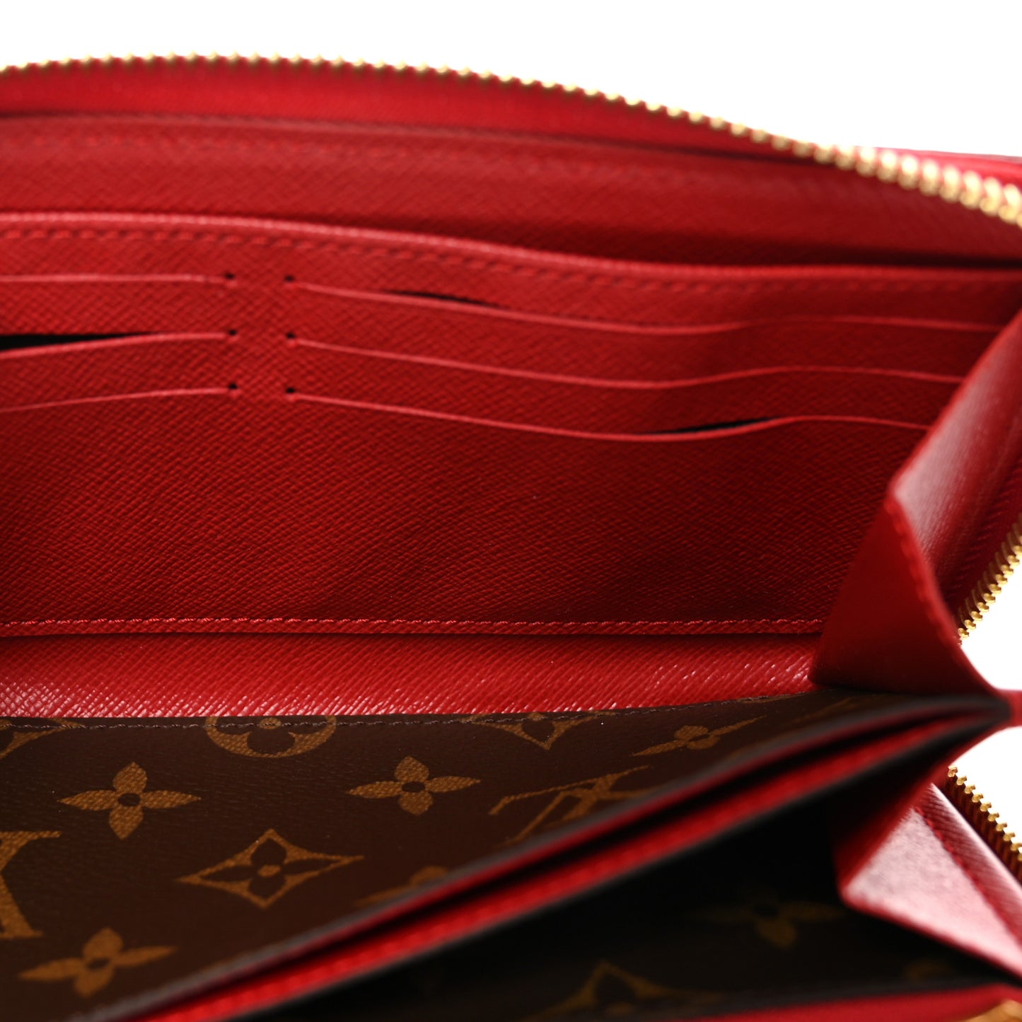 Monogram Retiro Zippy Wallet Cherry