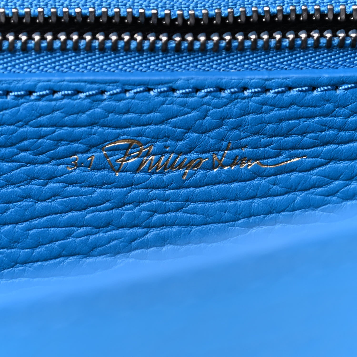 3.1 Phillip Lim Textured Calfskin Medium Pashli Satchel Memphis Blue 8 of 14