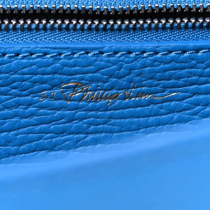 3.1 Phillip Lim Textured Calfskin Medium Pashli Satchel Memphis Blue 8 of 14