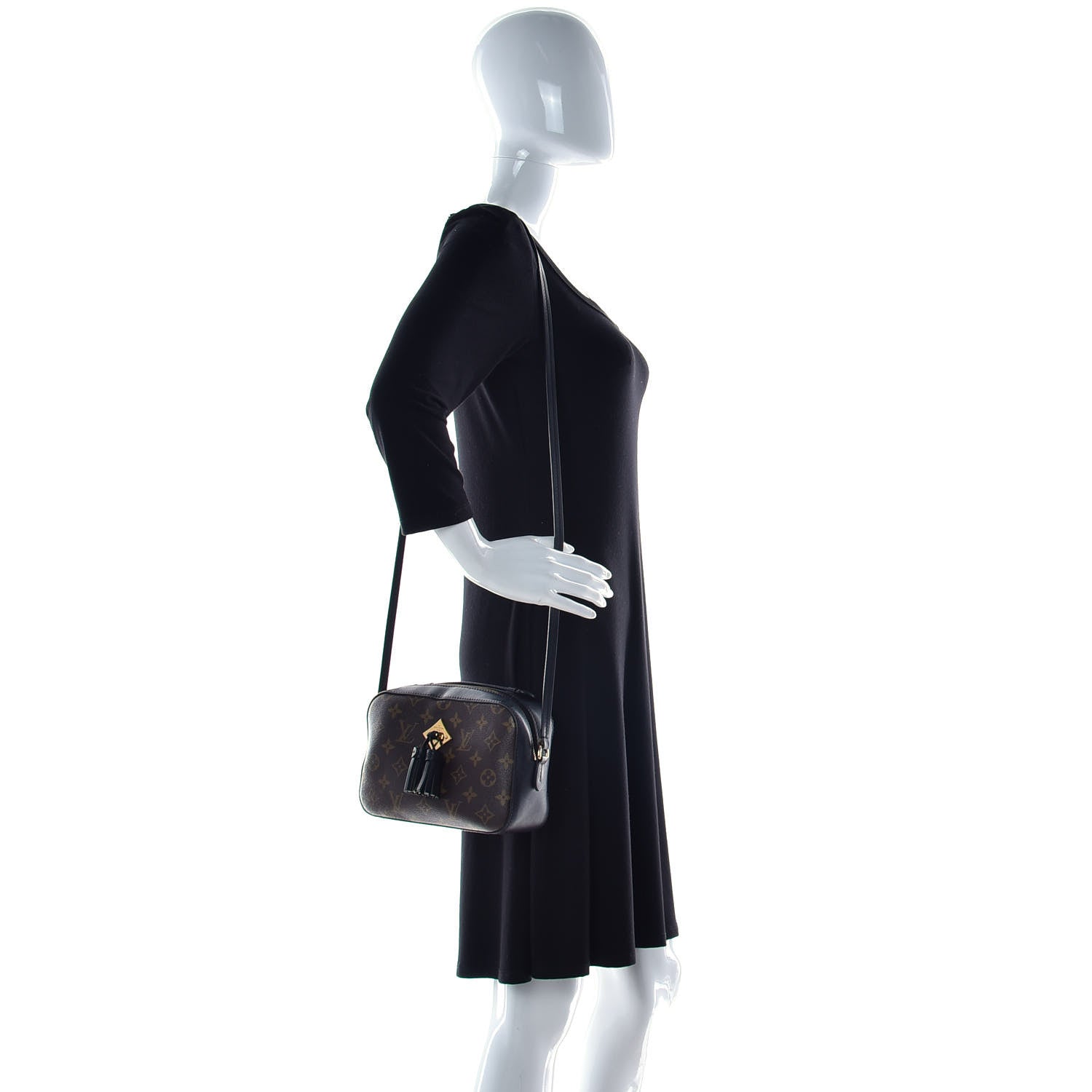 Louis Vuitton Monogram Saintonge Black 3 of 27