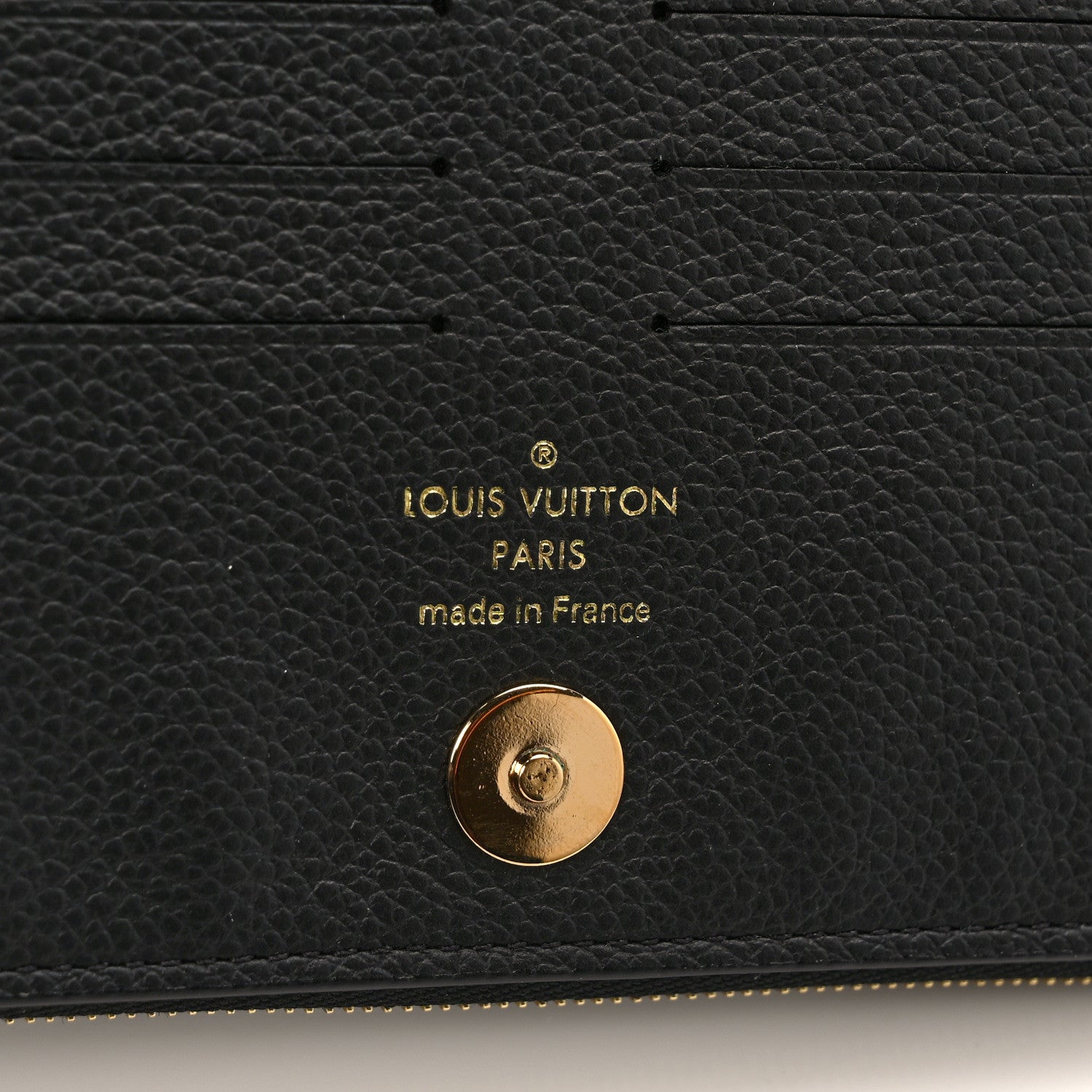 Louis Vuitton Empreinte Adele Wallet Black 6 of 8