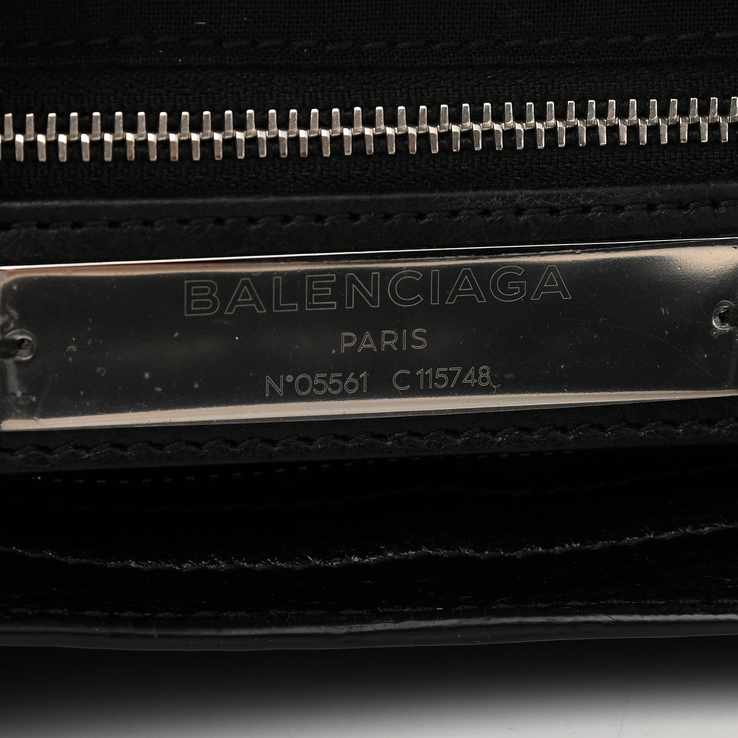Balenciaga Agneau Classic Silver Hardware City Black 6 of 11