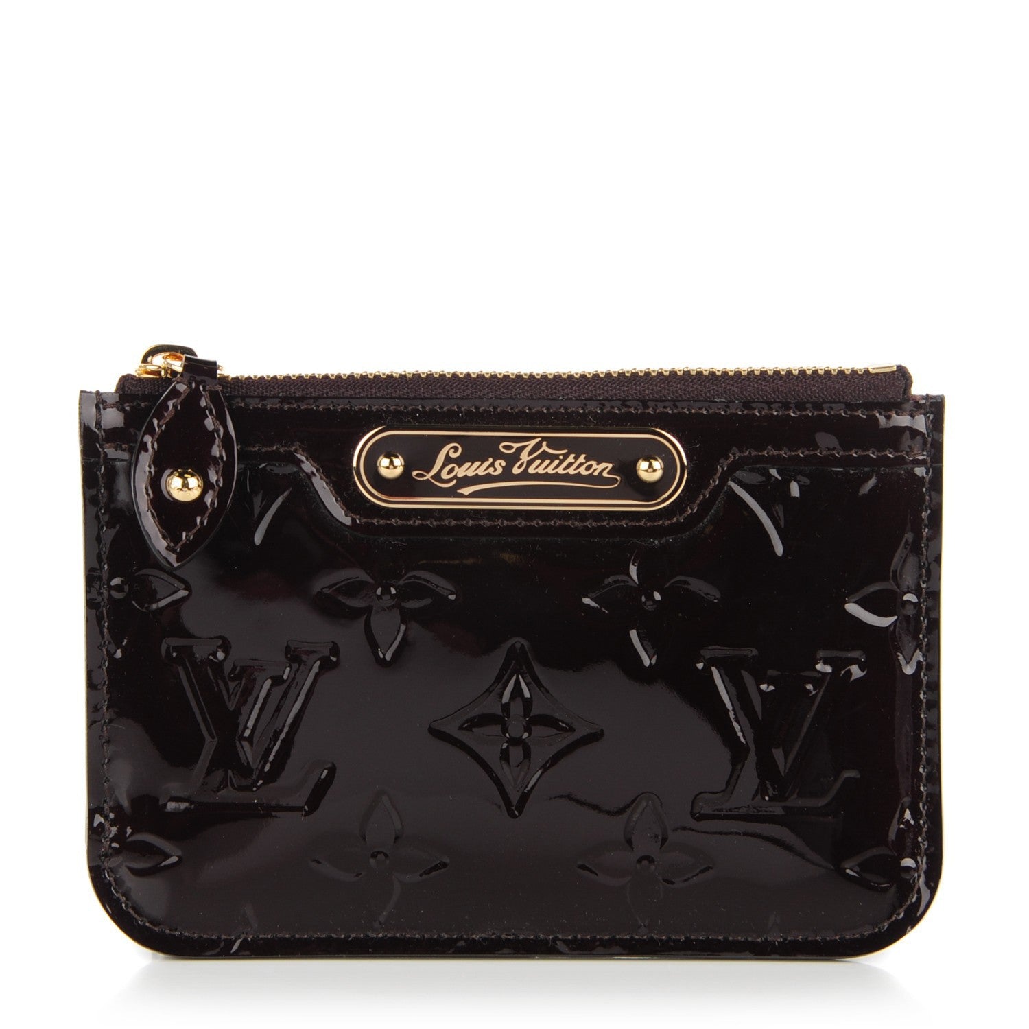 Louis Vuitton Vernis Key Pouch Amarante 1 of 7