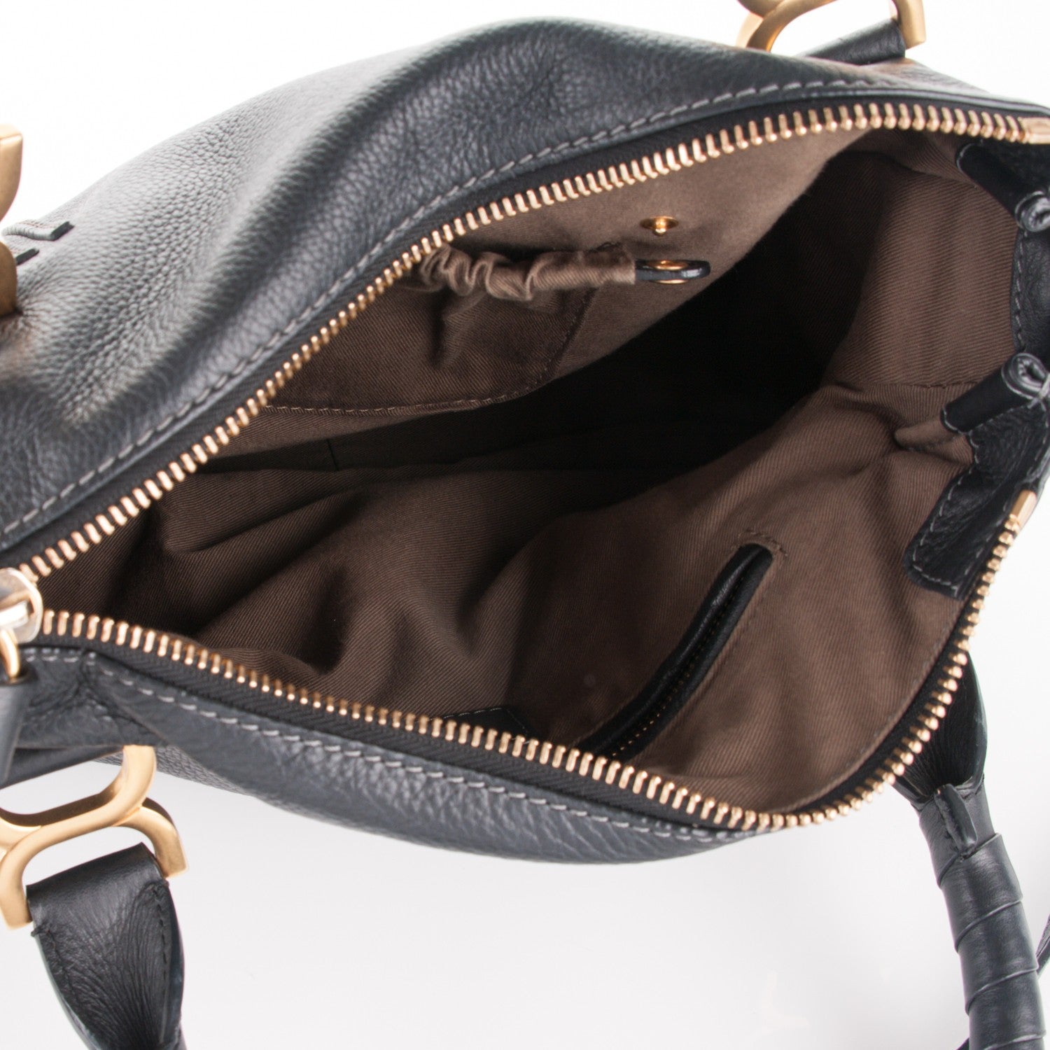 Chloe Calfskin Medium Marcie Satchel Black 6 of 8