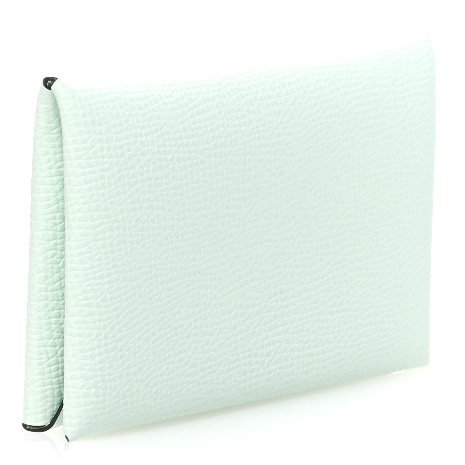 Hermes Epsom Calvi Card Case Vert Peppermint 3 of 8