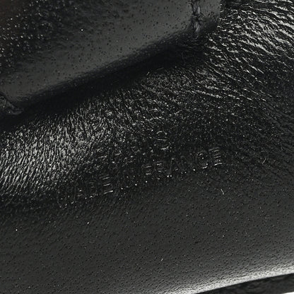 Hermes Milo Lambskin Horse Hair Grigri Rodeo Punk Horse Bag Charm PM Black Menthe Magnolia 3 of 3
