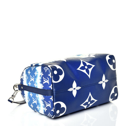 Louis Vuitton Monogram Escale Speedy Bandouliere 30 Blue 5 of 10