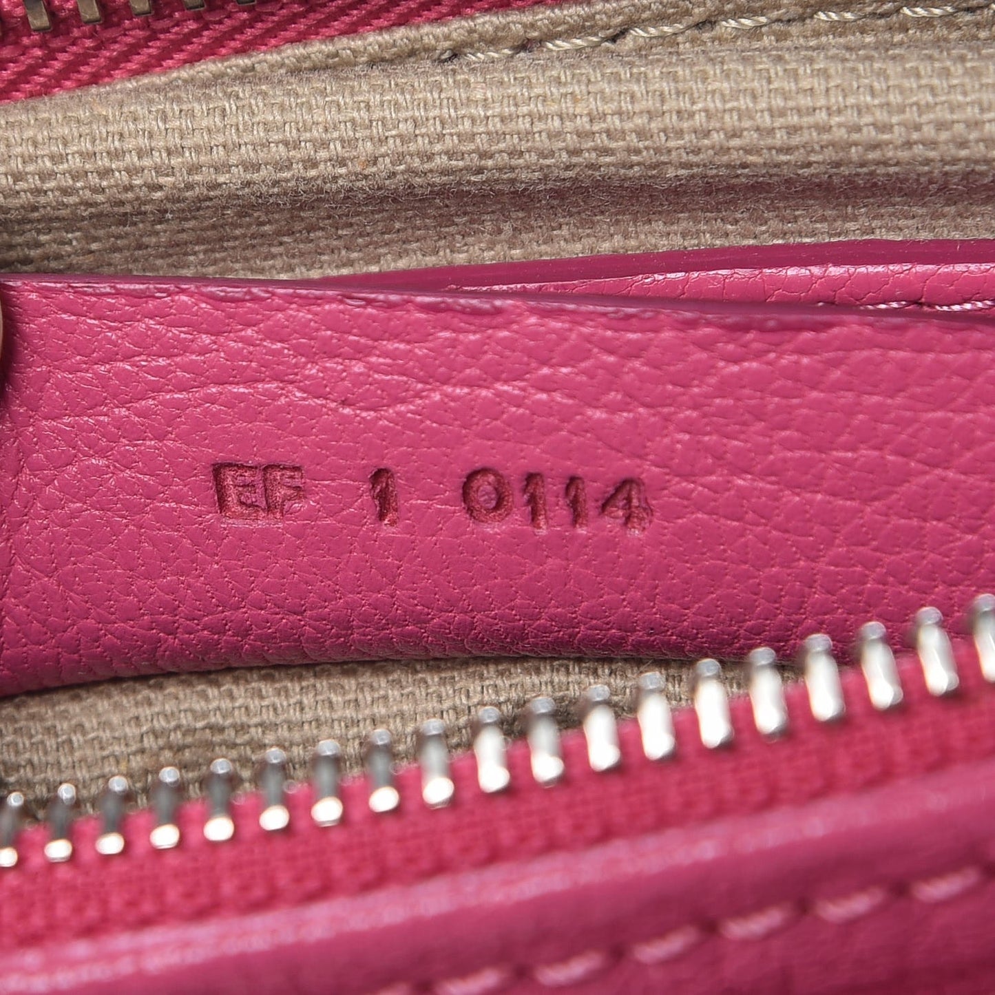 Sugar Goatskin Mini Pandora Fuchsia