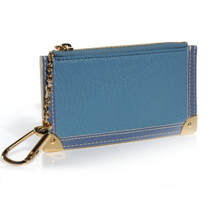 Louis Vuitton Suhali Key Pouch Blue 4 of 7