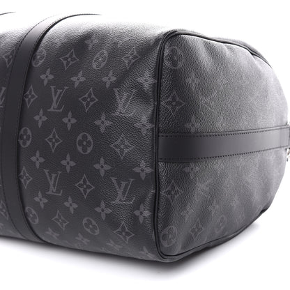 Louis Vuitton Monogram Eclipse Keepall Bandouliere 45 7 of 12