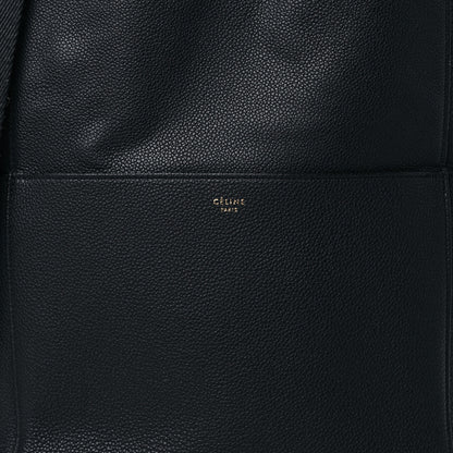 Celine Soft Grained Calfskin Sangle Bucket Bag Navy Blue 6 of 12