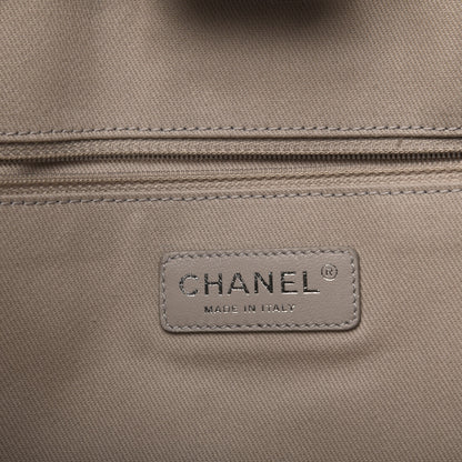 Chanel Glazed Calfskin Medium Deauville Tote Black 8 of 10