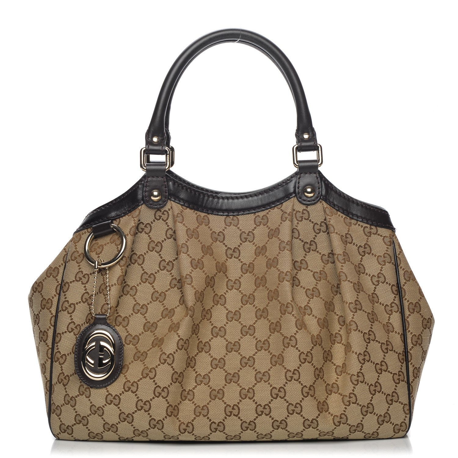 Gucci Monogram Medium Sukey Tote Dark Brown 1 of 7