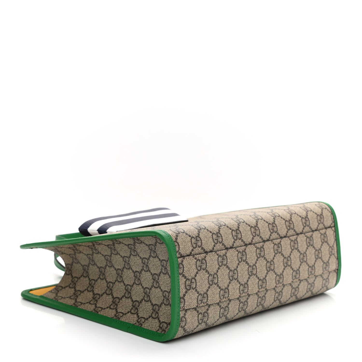 Gucci GG Supreme Ship Patch Childrens Tote Beige Green 4 of 9