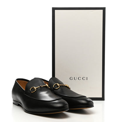 Gucci Calfskin Horsebit Mens Jordaan Loafers 11 Black 11 of 11