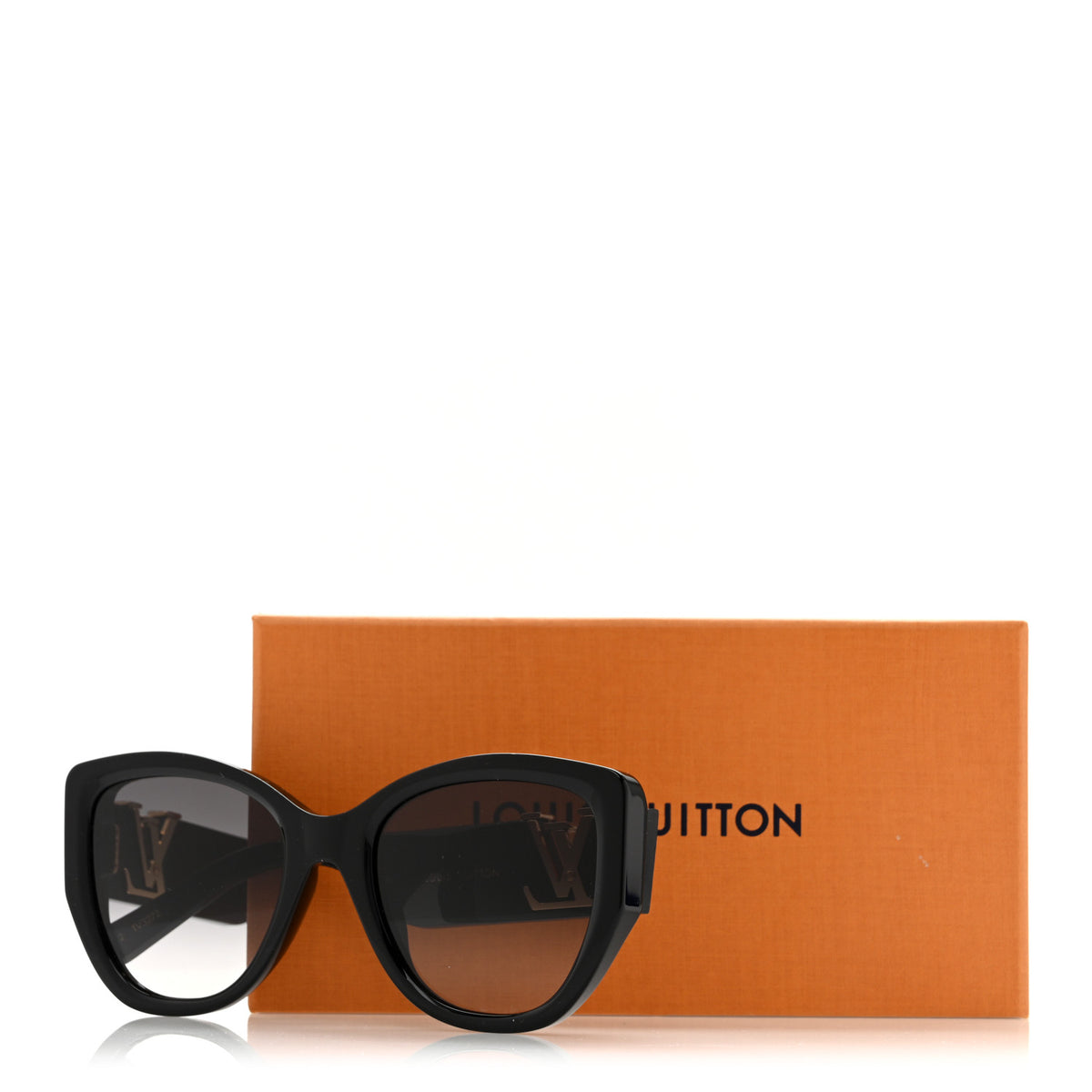 Louis Vuitton LV Icon Cat Eye Sunglasses Z1733W Black 9 of 9