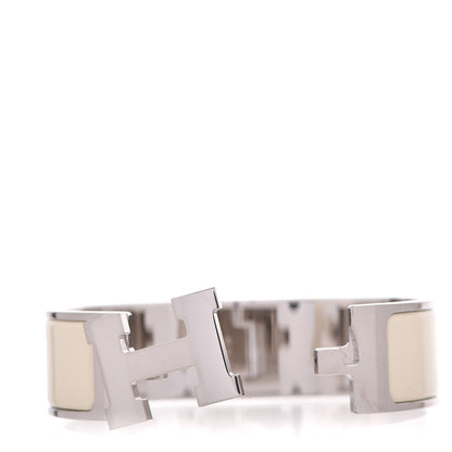 Hermes Enamel Wide Clic Clac H Bracelet PM Craie 4 of 6