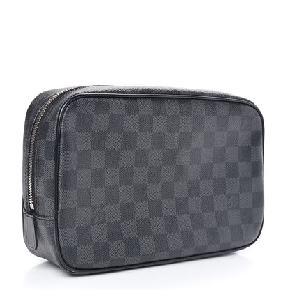 Louis Vuitton Damier Graphite Toilet Pouch GM 3 of 8