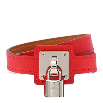 Hermes Swift O'Kelly Double Tour Bracelet Rouge De Coeur 1 of 7