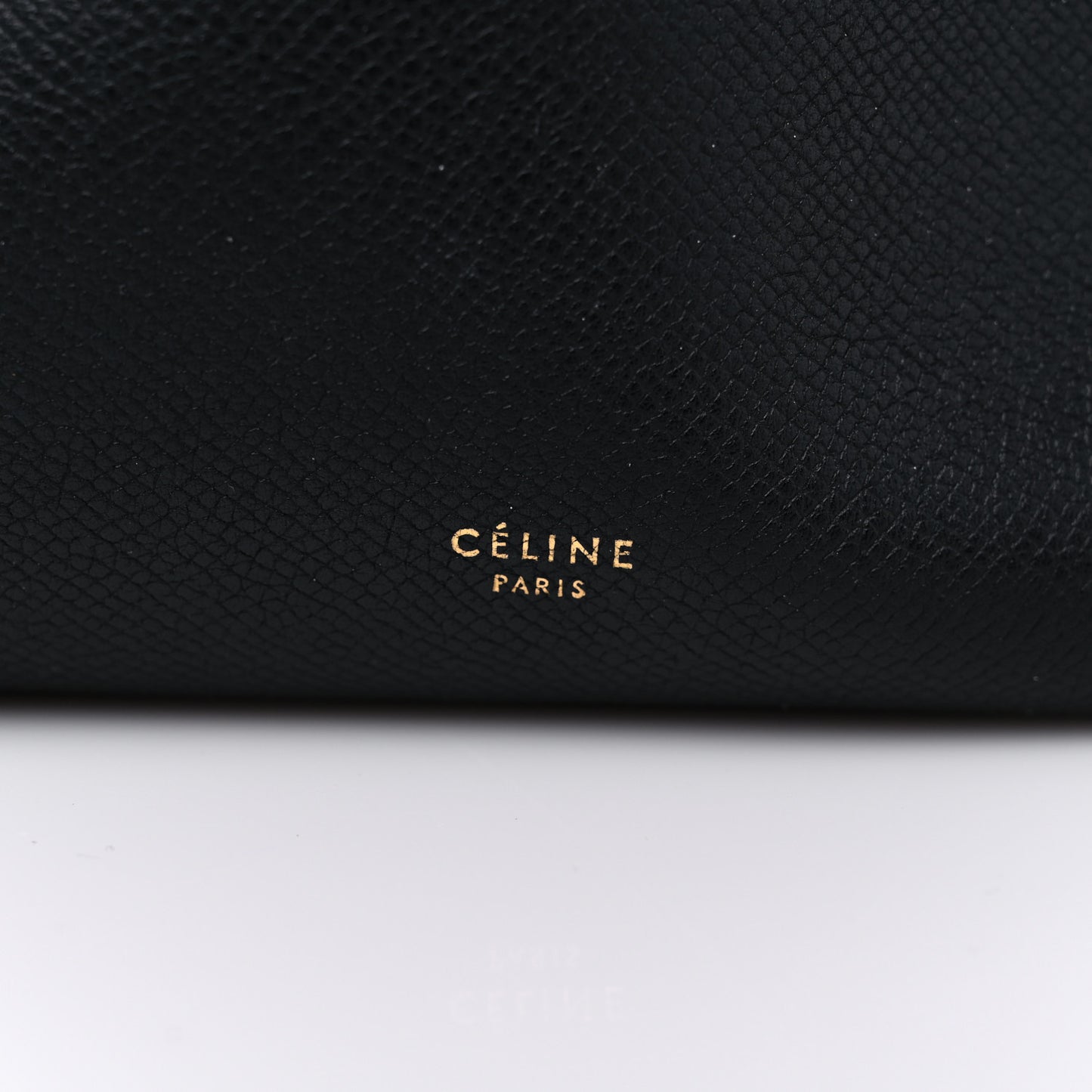 Grained Calfskin Small Belt Bag Black