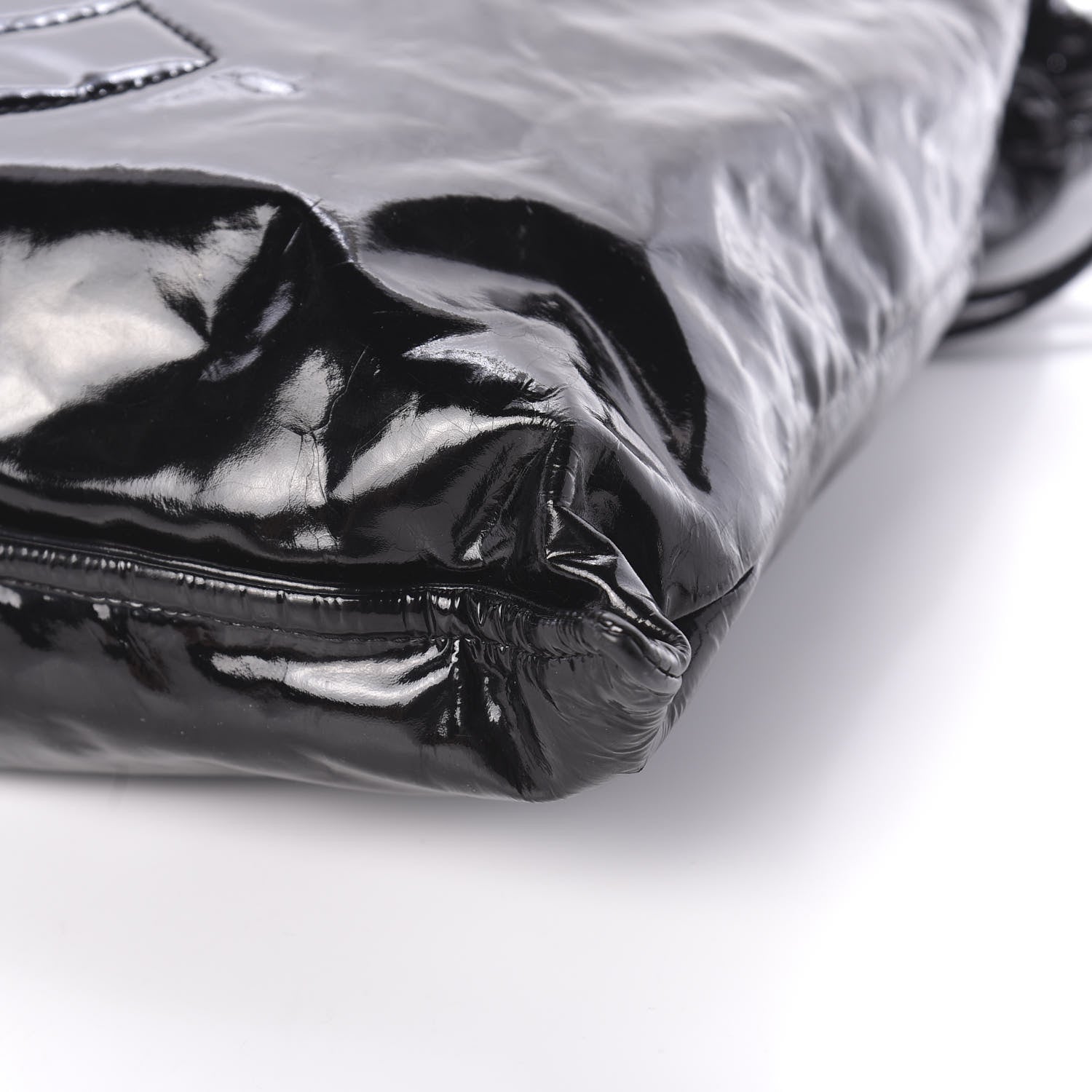 Chanel Patent Bonbons Shopper Tote Black 9 of 11