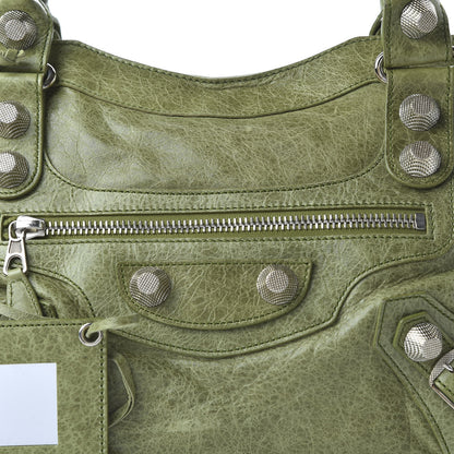 Balenciaga Agneau Giant 21 Silver Hardware City Light Olive 13 of 13