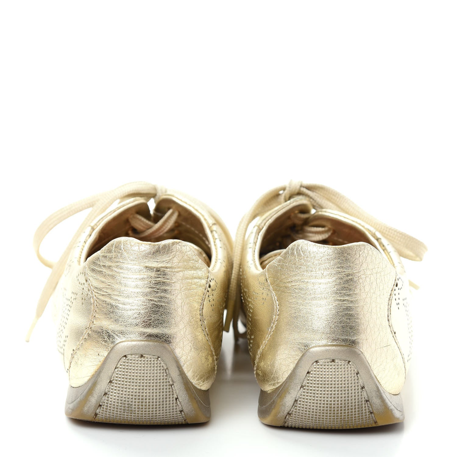Louis Vuitton Mahina Sneakers 36 Gold 7 of 10