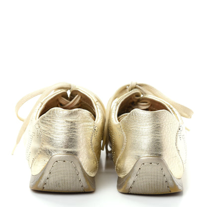 Louis Vuitton Mahina Sneakers 36 Gold 7 of 10