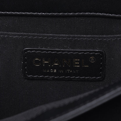 Chanel Lambskin Quilted Fold Up Again Clutch Black 6 of 17