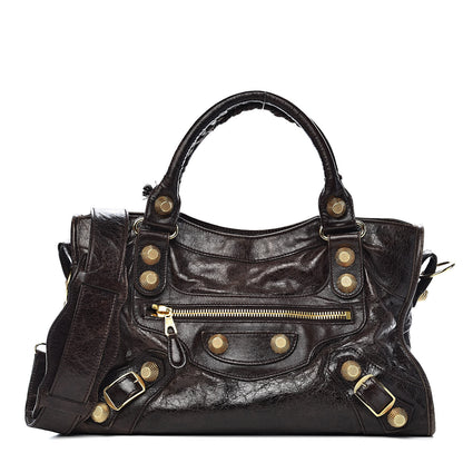 Balenciaga Agneau Giant 21 Gold Hardware City Charbon 1 of 15