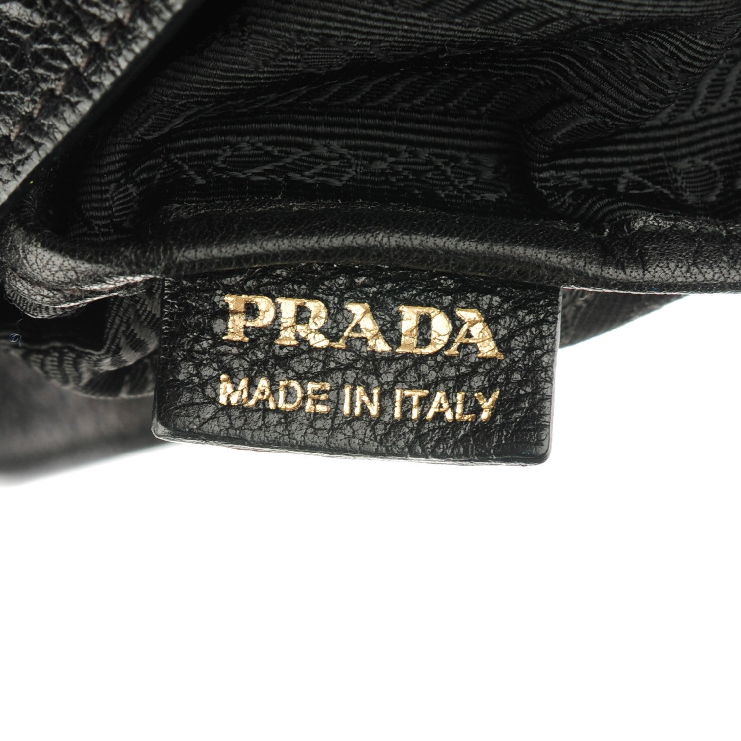 Prada Washed Buffalo Tote Nero Black 8 of 8